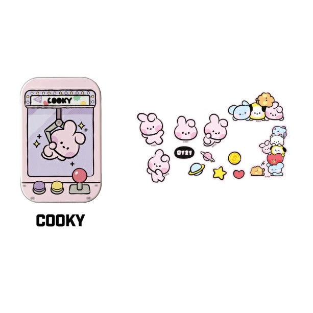 BT21 Minini Sticker Tin - Cooky - Fugitive Toys