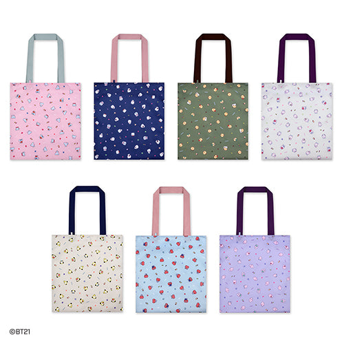 BT21 Minini Zippered Eco Tote Bag - Cooky - Fugitive Toys