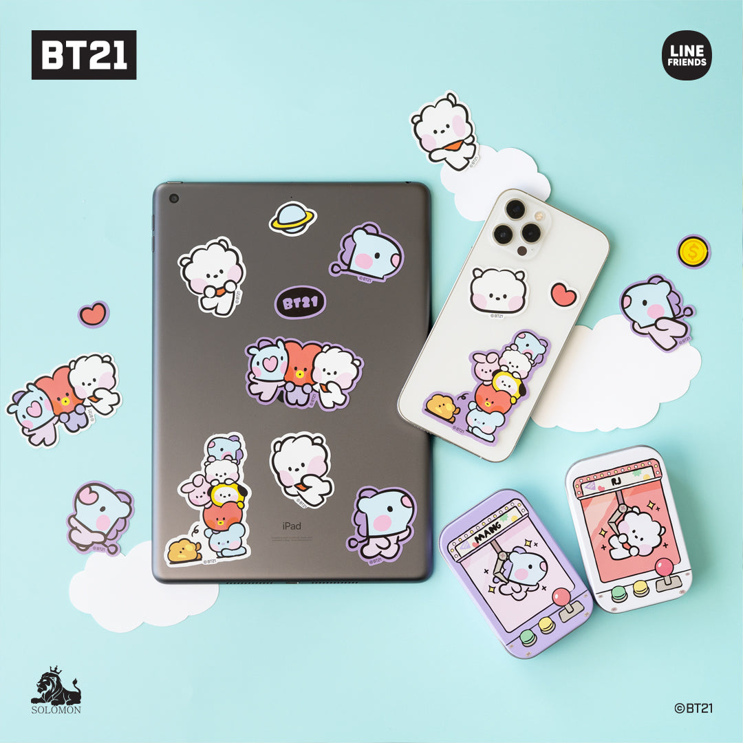 BT21 Minini Sticker Tin - Mang - Fugitive Toys