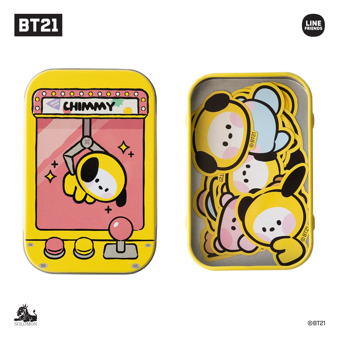 BT21 Minini Sticker Tin - Chimmy - Fugitive Toys