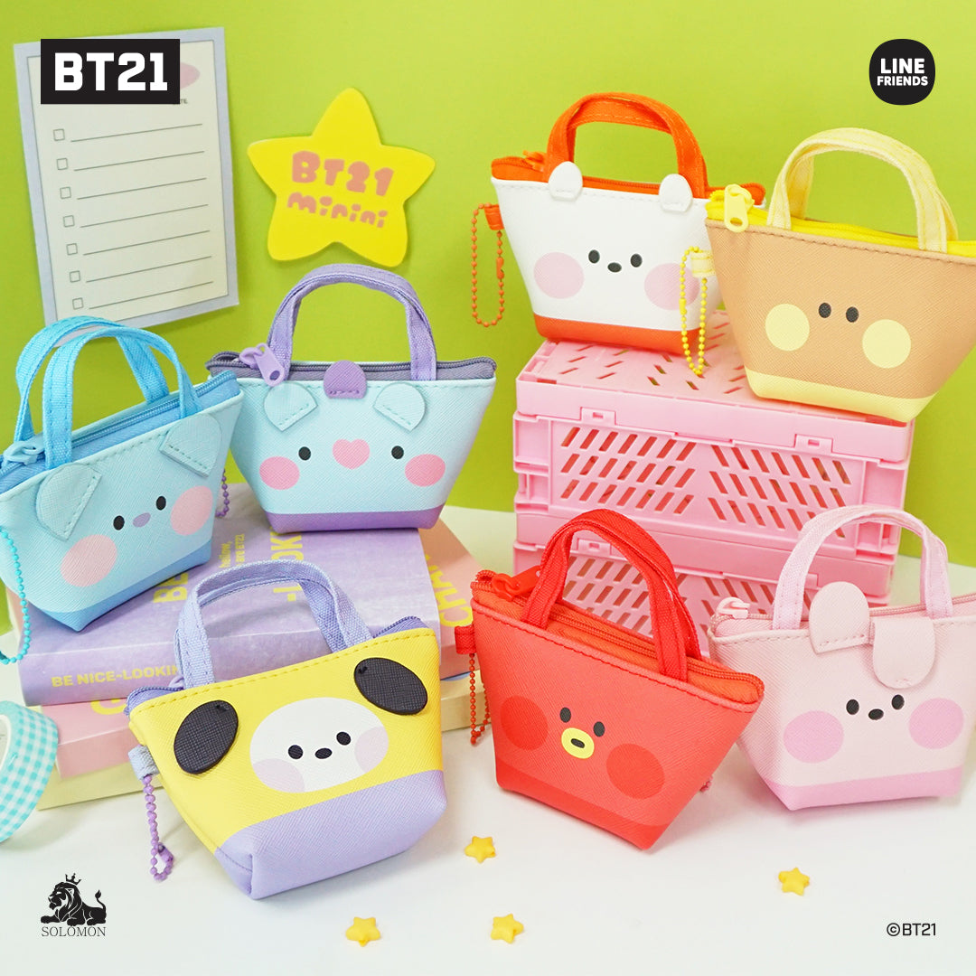 BT21 Mini Zippered Pouch Minini - Cooky - Fugitive Toys