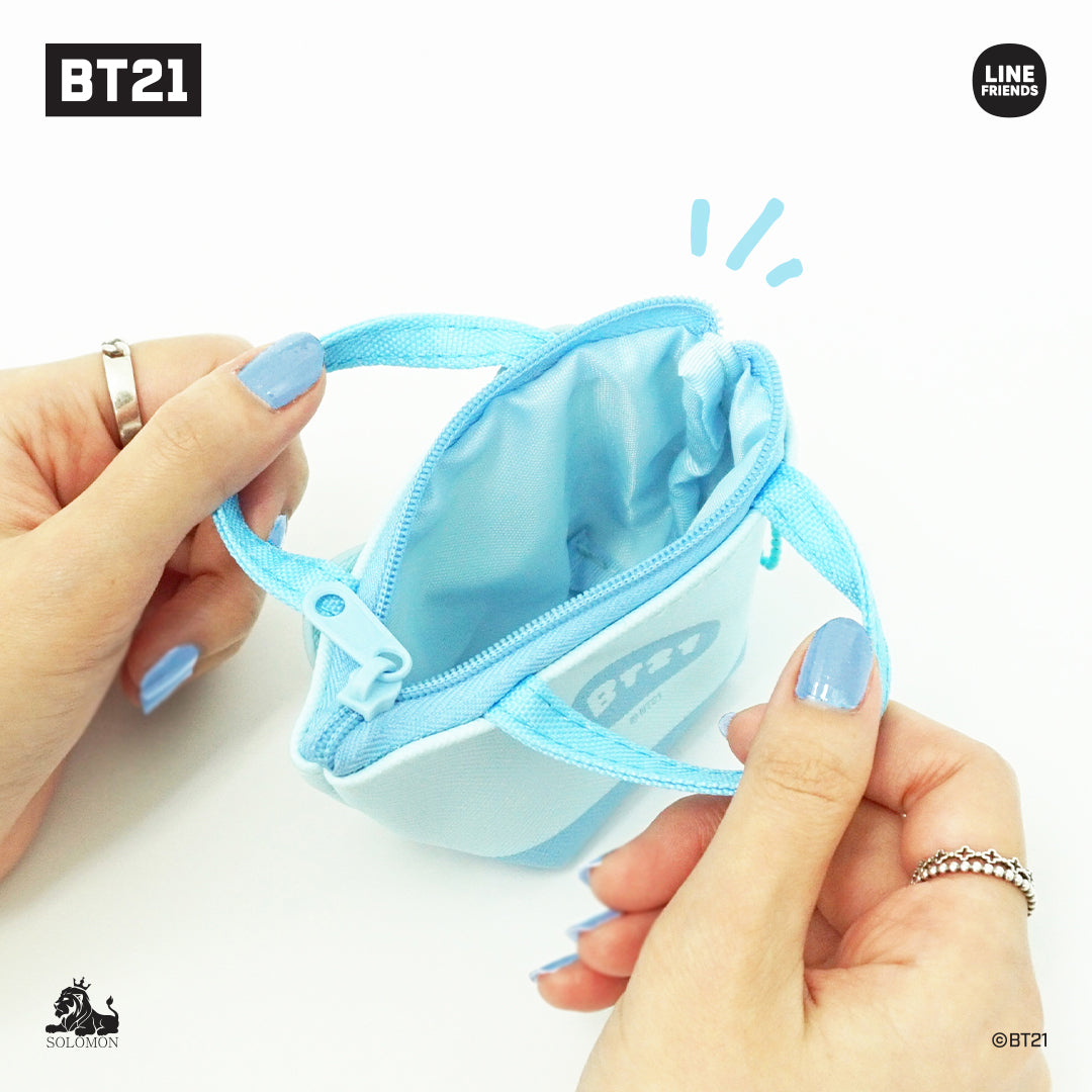 BT21 Mini Zippered Pouch Minini - Chimmy - Fugitive Toys