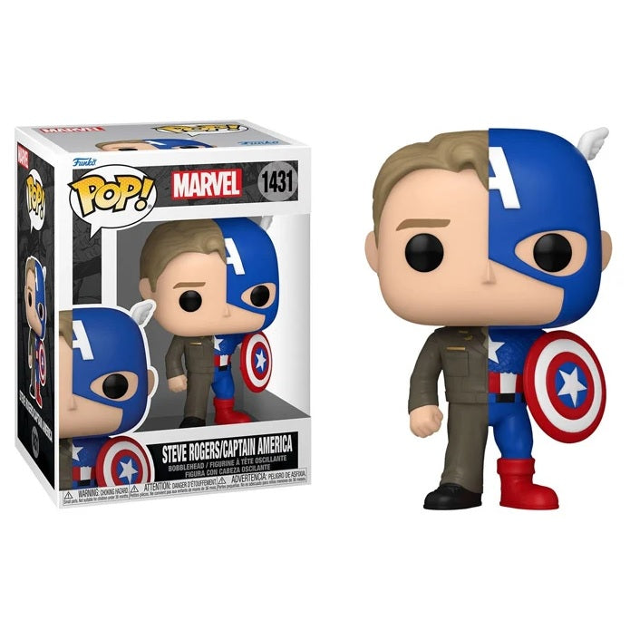 Marvel: Split Pop! Vinyl Figure Steve Rogers/Captain America [1431]