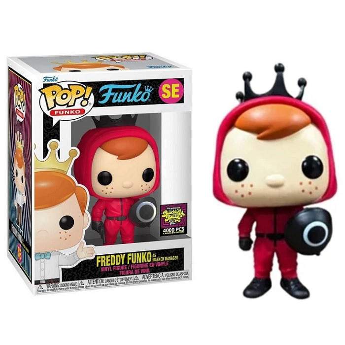 Freddy Funko Pop! Vinyl Figure Masked Worker [Squid Games] [Fundays 2022 Blacklight Battle] [SE]