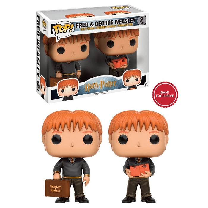 Harry Potter Pop! Vinyl Figure Fred & George Weasley [BAM Exclusive] [2-Pack]