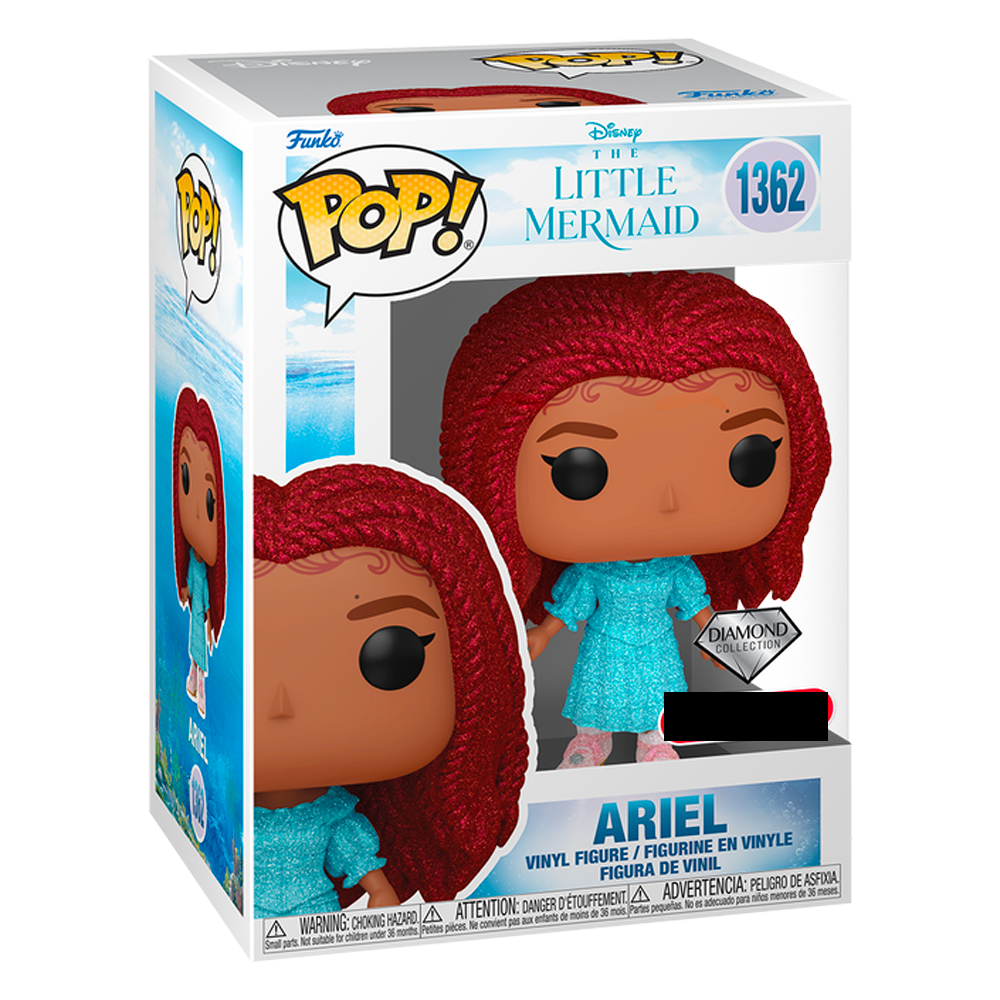 Disney The Little Mermaid Movie Pop! Vinyl Figure Ariel (Diamond Collection) (SE) [1362] Fugitive Toys Funko