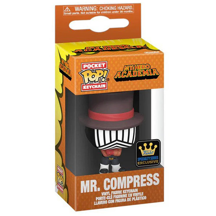 My Hero Academia Pocket Pop! Keychain Mr. Compress - Fugitive Toys