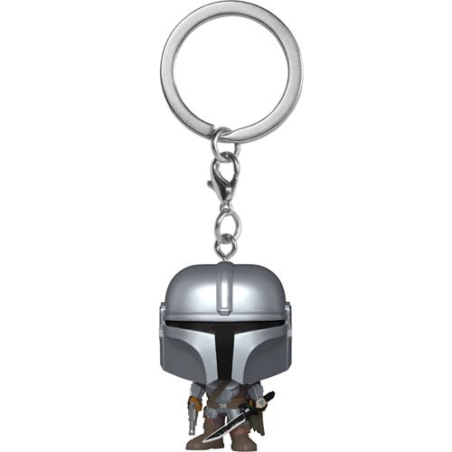 Star Wars The Mandalorian Pocket Pop! Keychain The Mandalorian w/ Darksaber - Fugitive Toys