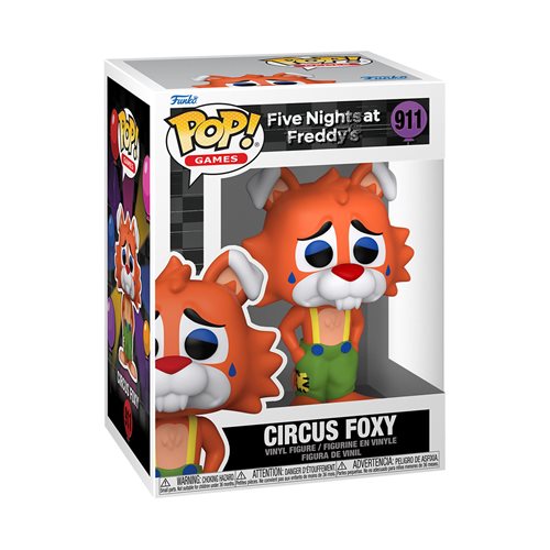 Five Nights at Freddy's Pop! Vinyl Figure Circus Foxy [911] - Fugitive Toys