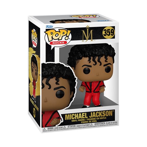 Rocks Pop! Vinyl Figure Michael Jackson [Thriller] [359] - Fugitive Toys