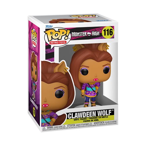 Monster High Retro Toys Pop! Vinyl Figure Clawdeen Wolf [116] - Fugitive Toys