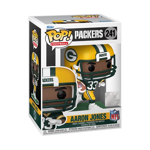 NFL Pop! Vinyl Figure Aaron Jones [Green Bay Packers] [241] - Fugitive Toys