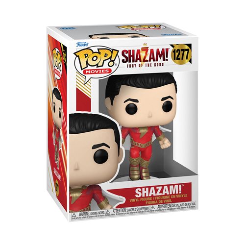 Shazam Fury of the Gods! Pop! Vinyl Figure Shazam Flying [1277] - Fugitive Toys