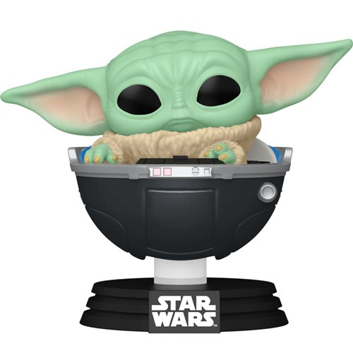 Star Wars The Mandalorian Pop! Vinyl Figure Grogu in Hover Pram [664] - Fugitive Toys