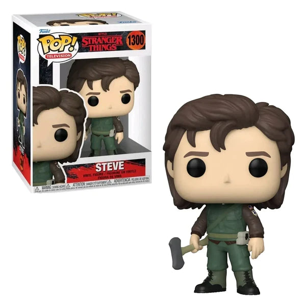 Stranger Things Season 4 Pop! Vinyl Figure Steve Harrington with Axe [1300] - Fugitive Toys