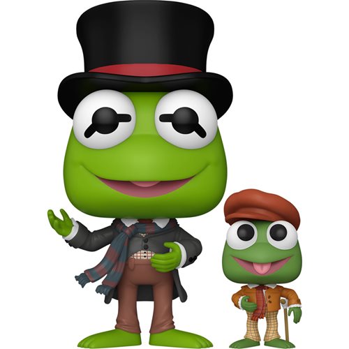 The Muppets Christmas Carol: Bob Cratchit with Tiny Tim (Kermit) [1457] - Fugitive Toys