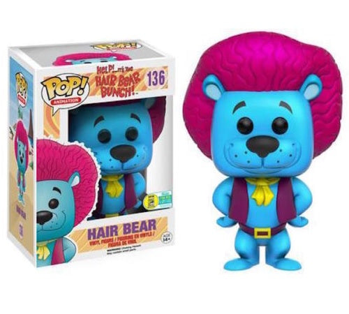 Help! It's The Hair Bear Bunch! Pop! Vinyl Figure Hair Bear [Blue] [NYCC 2016] [136] - Fugitive Toys