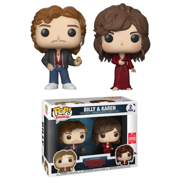 Stranger Things Pop! Vinyl Figure Billy and Karen [Summer Convention] [2-pack]