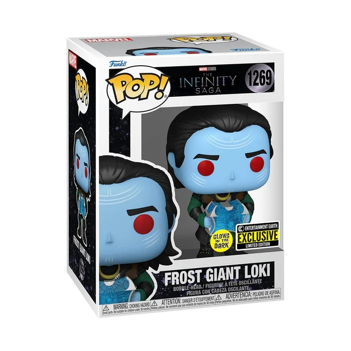 Marvel The Infinity Saga Pop! Vinyl Figure Glow Frost Giant Loki [Thor] [Entertainment Earth] [1269]