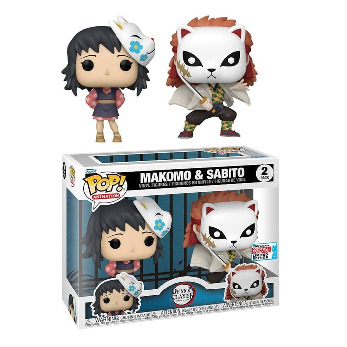 Demon Slayer Pop! Vinyl Figure Makomo and Sabito [2-Pack] [2023 Fall Convention]