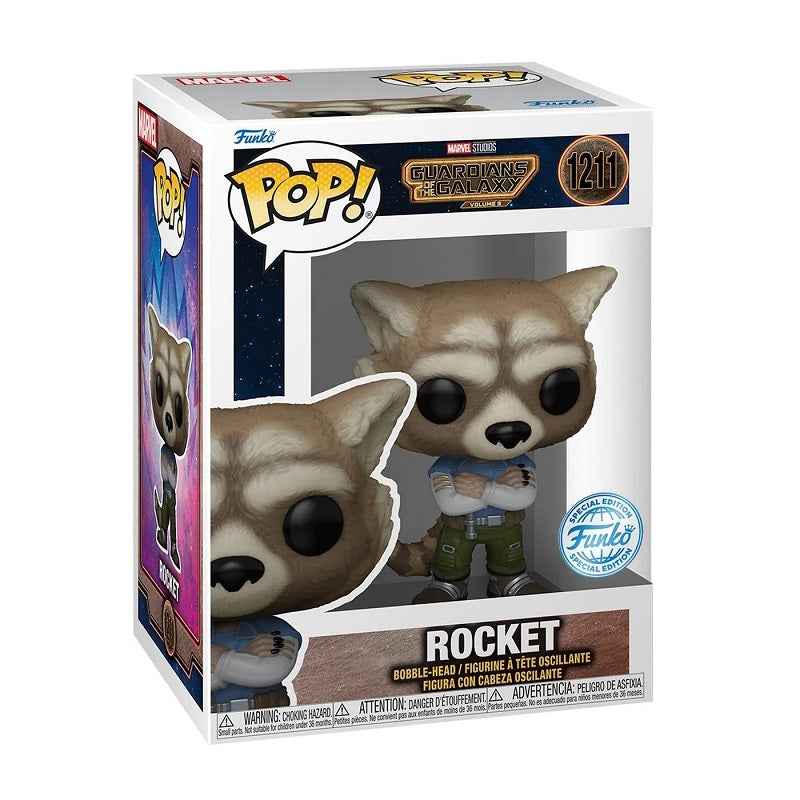 Guardians of the Galaxy Vol. 3 Pop! Vinyl Figures Rocket [SE] [1211] - Fugitive Toys