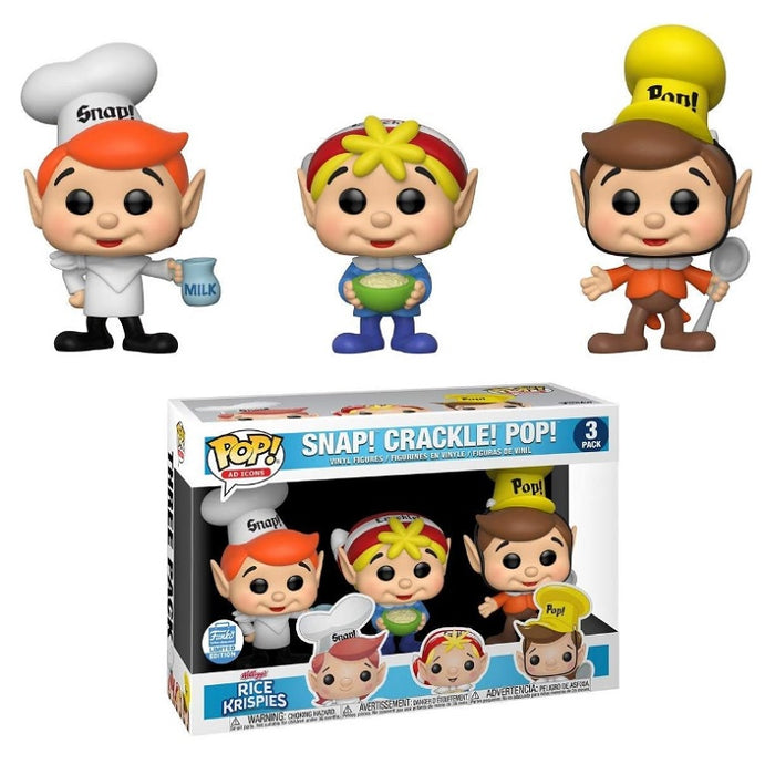 Ad Icons Pop! Vinyl Figure Snap! Crackle! Pop! [Rice Krispies] [Funko-Shop] [3-Pack]