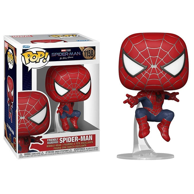 Spider-Man No Way Home Pop! Vinyl Figure Friendly Neighborhood Spider-Man [1158] - Fugitive Toys