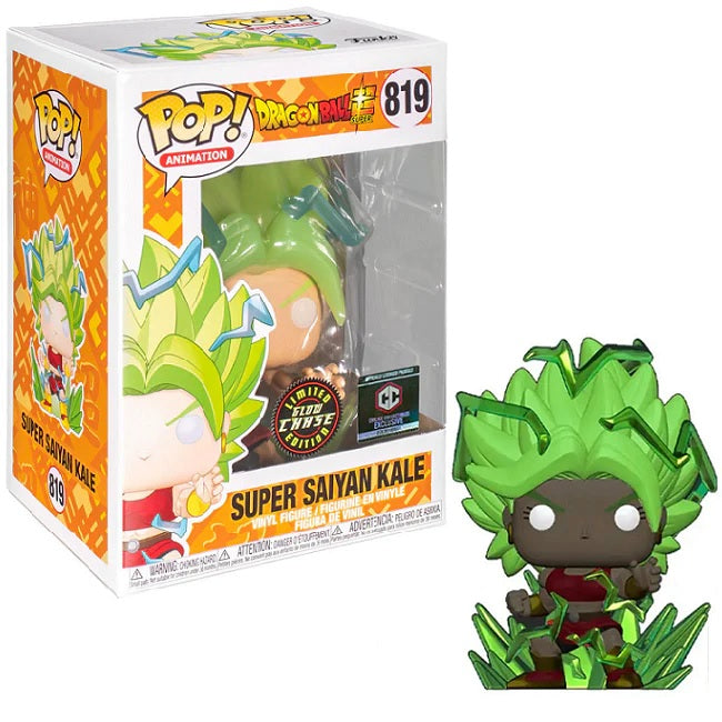 Dragon Ball Super Pop! Vinyl Figure Super Saiyan Kale w/ Energy Base (GITD Chase) [Chalice Collectibles] [819] - Fugitive Toys