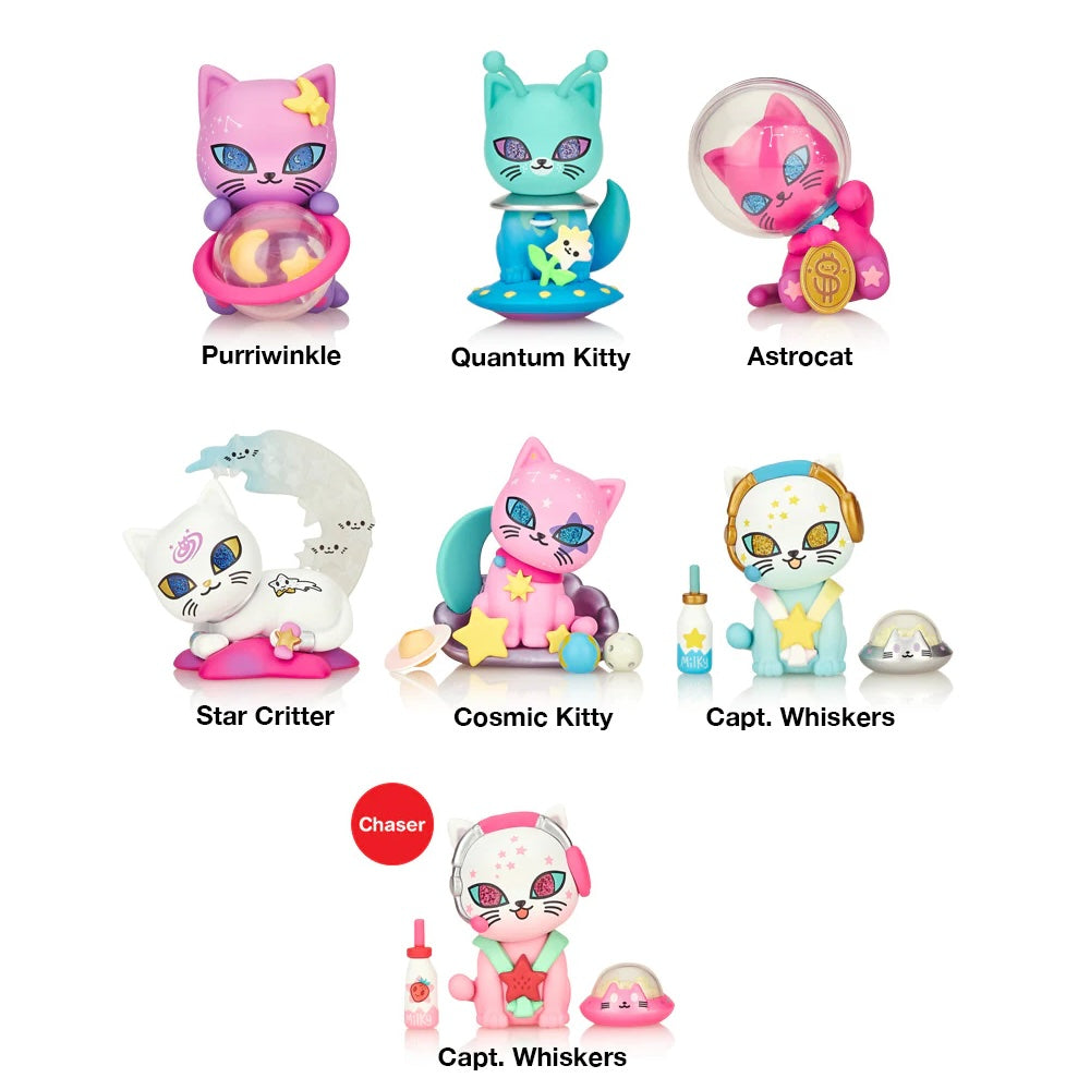 Tokidoki Galactic Cats: (1 Blind Box) - Fugitive Toys