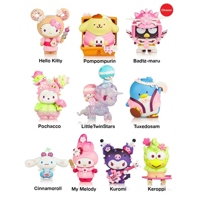 Tokidoki X Hello Kitty and Friends Series 3 Cherry Blossom: (1 Blind Box) - Fugitive Toys