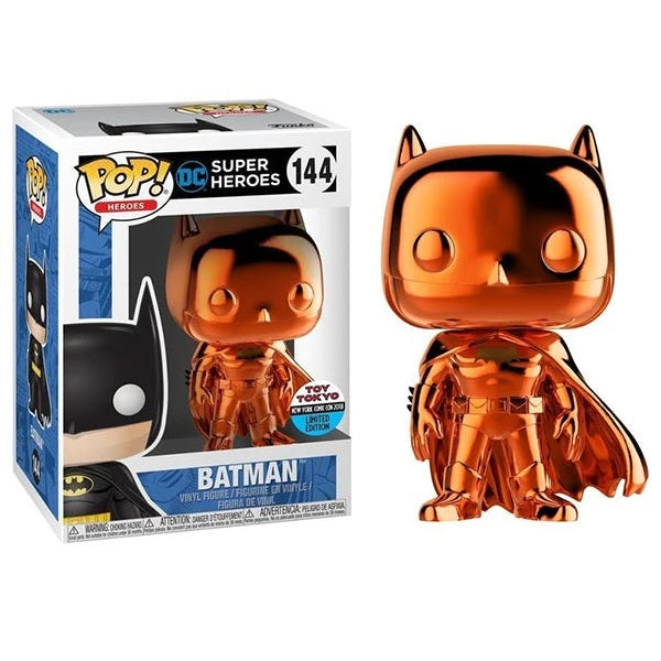 DC Universe Pop! Vinyl Figure Orange Chrome Batman [Toy Tokyo] [144] - Fugitive Toys