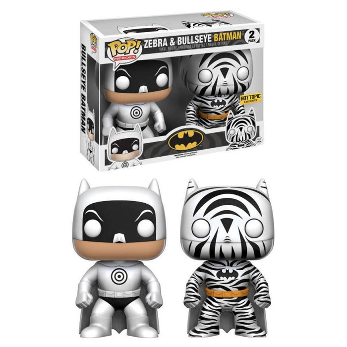 DC Universe Pop! Vinyl Figure Bullseye Batman & Zebra Batman [Exclusive] [2-Pack]