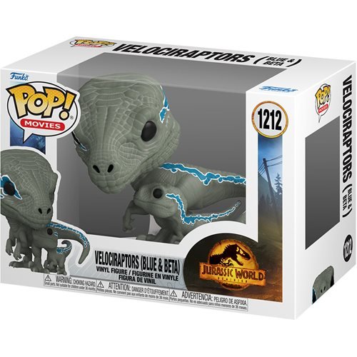 Jurassic World Dominion Pop! Vinyl Figure Velociraptors Blue & Beta [1212] - Fugitive Toys