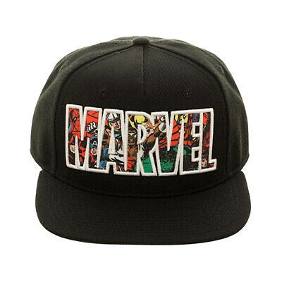 Bioworld Marvel Comic Logo Snapback Cap - Fugitive Toys