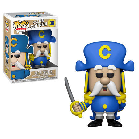 Ad Icons Pop! Vinyl Figure Captain Crunch with Sword [Quaker Oats] [36] - Fugitive Toys