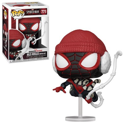 Spider-Man Miles Morales Game Pop! Vinyl Figure Miles Morales Winter Suit [771] - Fugitive Toys