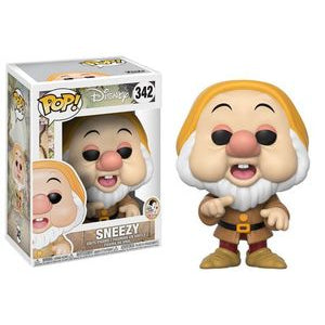 Snow White and the Seven Dwarfs Pop! Vinyl Figures Sneezy [342] - Fugitive Toys