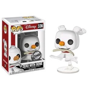 The Nightmare Before Christmas Pop! Vinyl Figure Zero with Bone [336] - Fugitive Toys