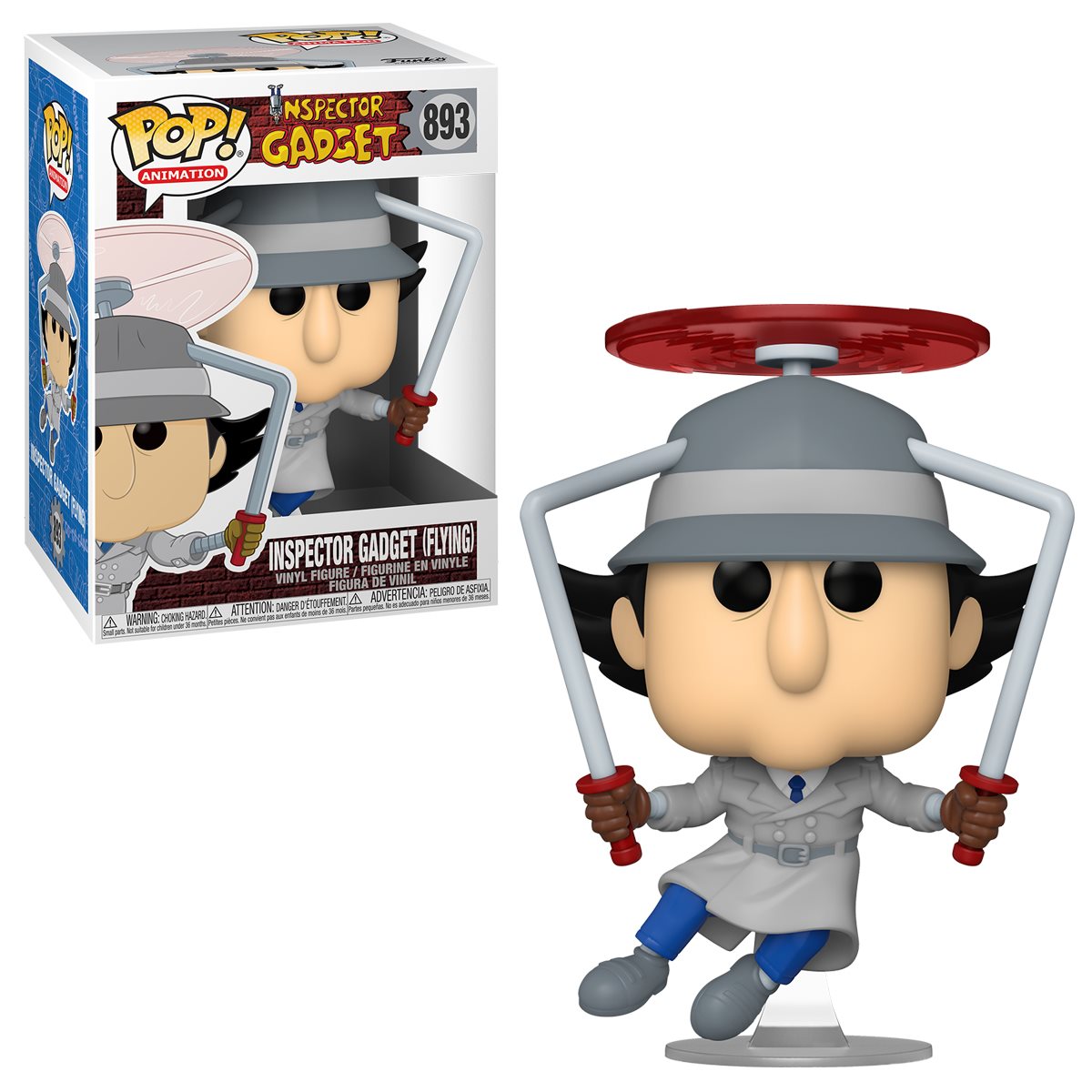 Inspector Gadget Pop! Vinyl Figure Inspector Gadget Flying [893] - Fugitive Toys