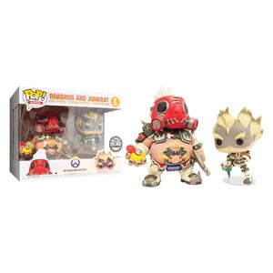 Overwatch Pop! Vinyl Figure Roadhog and Junkrat (Blizzard SDCC Exclusive) [2 Pack] - Fugitive Toys