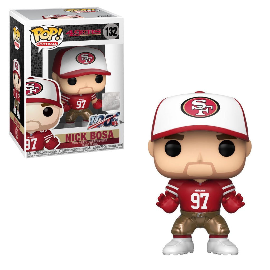 NFL Pop! Vinyl Figure Nick Bosa (Home Jersey) [San Francisco 49ers] [132] - Fugitive Toys