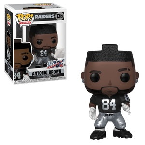 NFL Pop! Vinyl Figure Antonio Brown (Home Jersey) [Oakland Raiders] [136] - Fugitive Toys