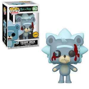 Rick and Morty Pop! Vinyl Figure Teddy Rick (Bloody) (Chase) [662] - Fugitive Toys