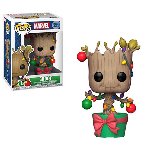 Marvel Pop! Vinyl Figure Holiday Groot With Lights [399] - Fugitive Toys