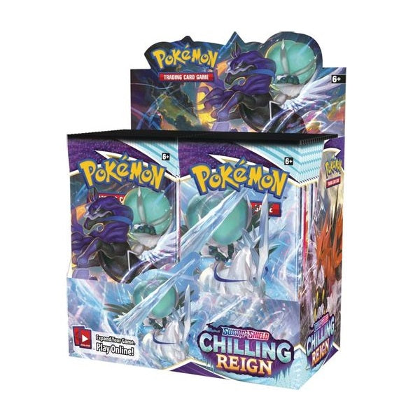 Pokemon Trading Card Game Sword & Shield Chilling Reign Booster Box - Fugitive Toys