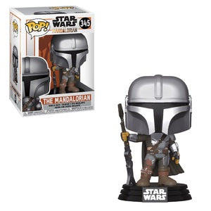 Star Wars The Mandalorian Pop! Vinyl Figure The Mandalorian (Gun to the Side) [345] - Fugitive Toys