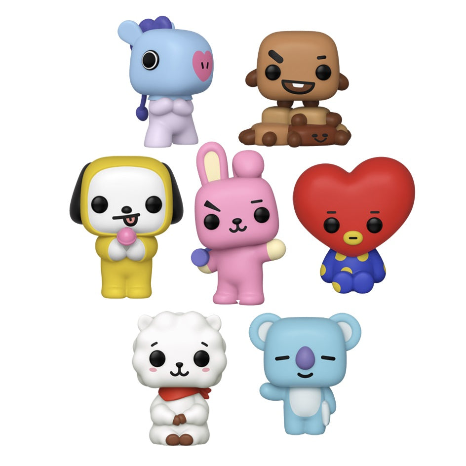 BTS Rocks Pop! Vinyl Figure BT21 (Barnes & Noble Exclusive) 7 Pack - Fugitive Toys