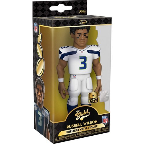 Funko Vinyl Gold Premium Figure: NFL Seahawks Russell Wilson (Chase) - Fugitive Toys