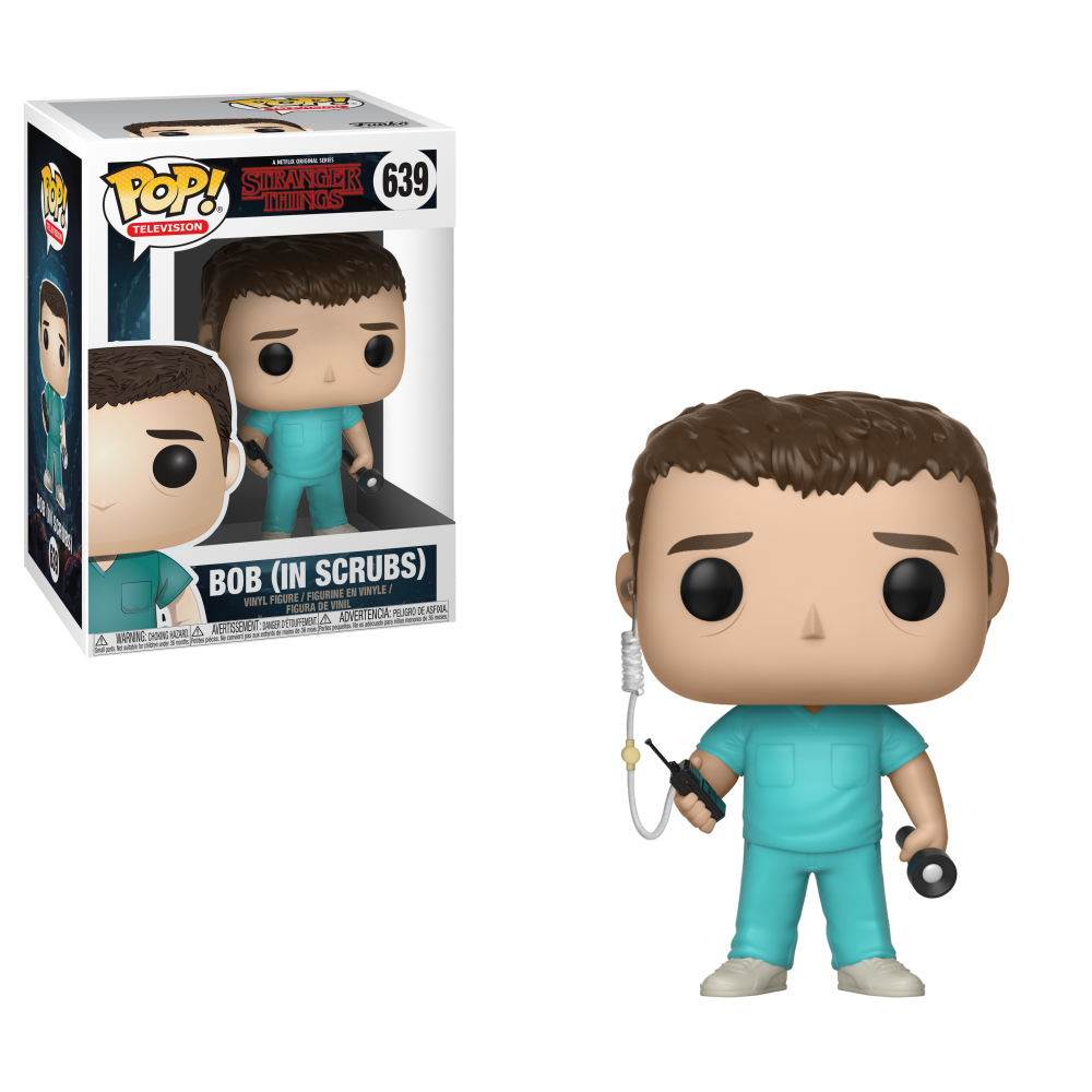 Stranger Things Pop! Vinyl Figure Bob in Scrubs [639] - Fugitive Toys