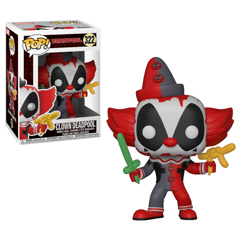 Marvel Pop! Vinyl Figure Clown Deadpool [Deadpool] [322] - Fugitive Toys